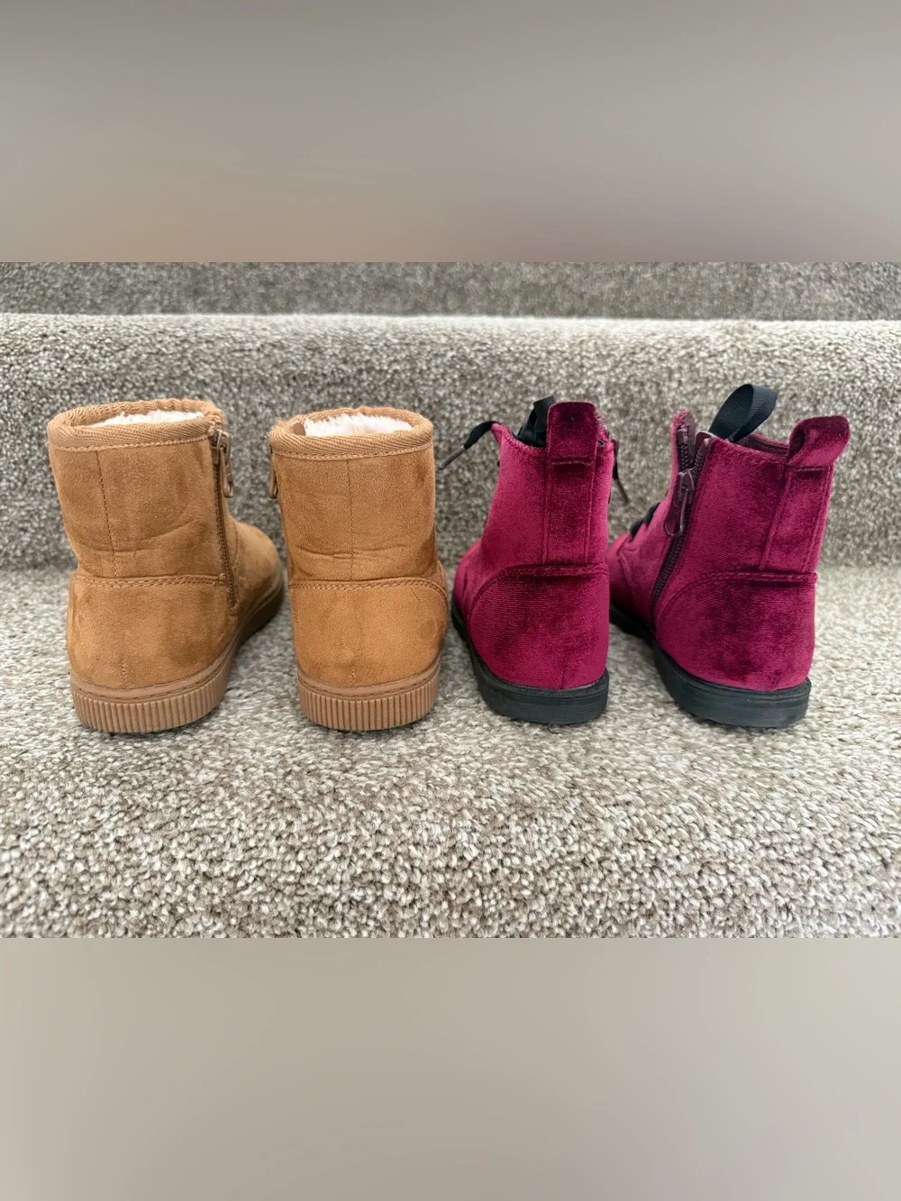 Girls 2 Pairs of Boots Cat & Jack Size 11